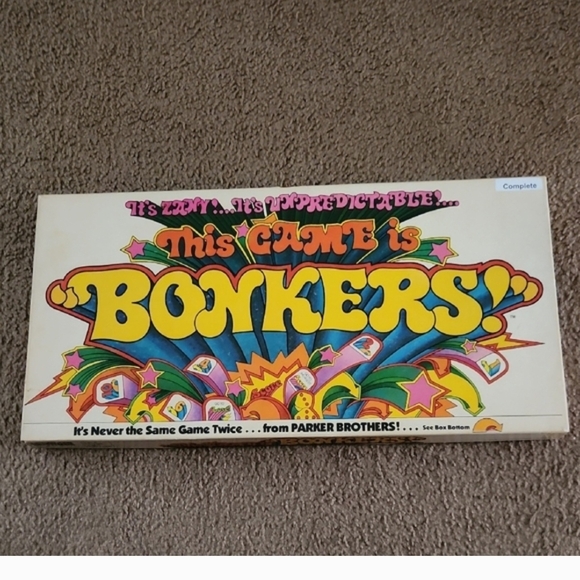 Parker Brothers Other - Parker Brothers 'Bonkers!' Board Game - Vintage